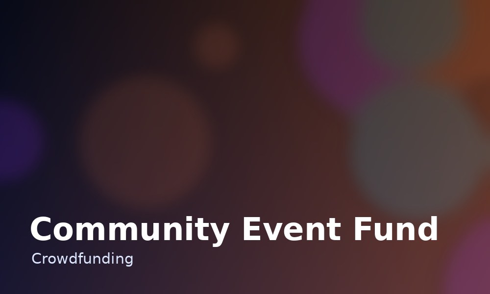 Community Event Fund